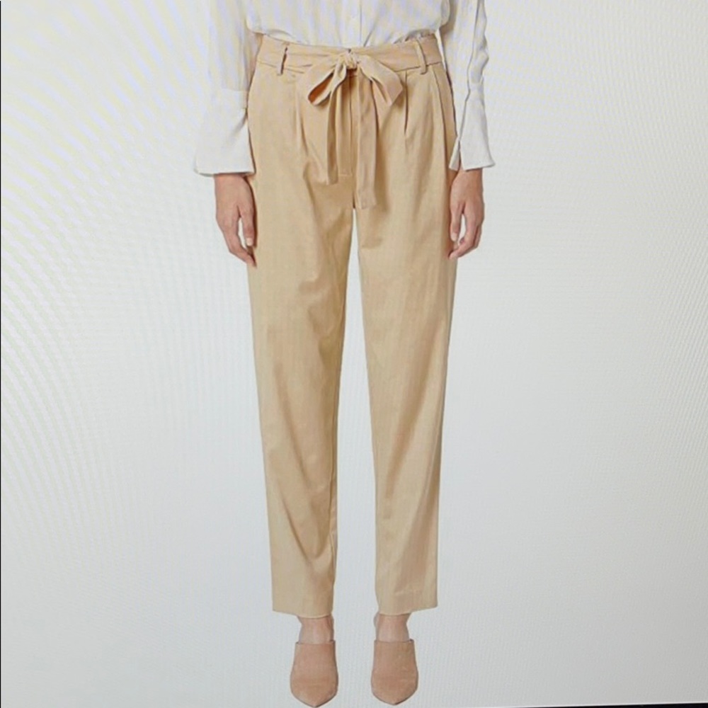 🆕JASON WU GREY Belted Twill Pants size 4